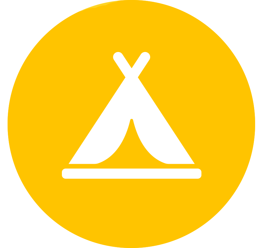 Camping badgecamp